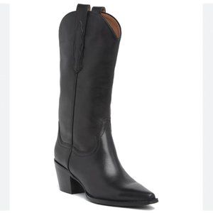 Jeffrey Campbell Black Western Boots